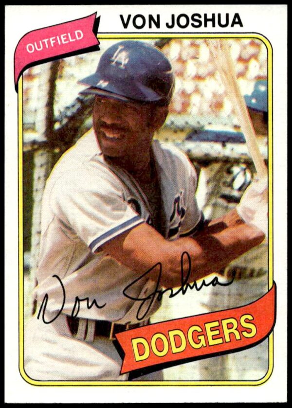 1980 Topps Von Joshua #209 (Front)
