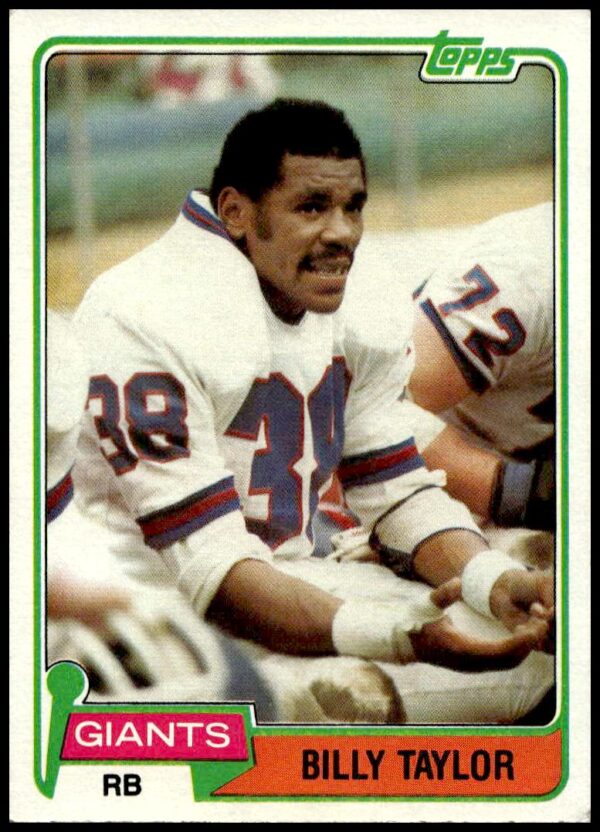 1981 Topps Billy Taylor #34 (Front)