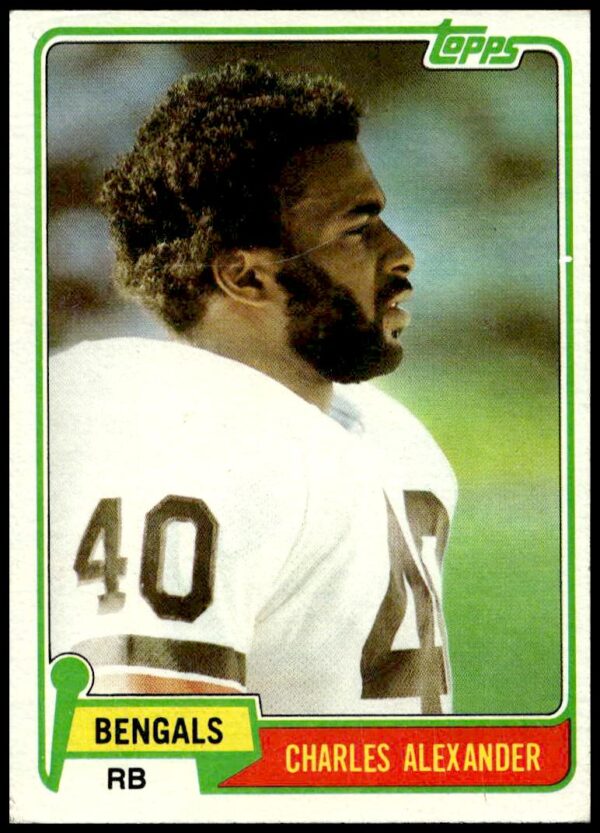 1981 Topps Charles Alexander #222 (Front)
