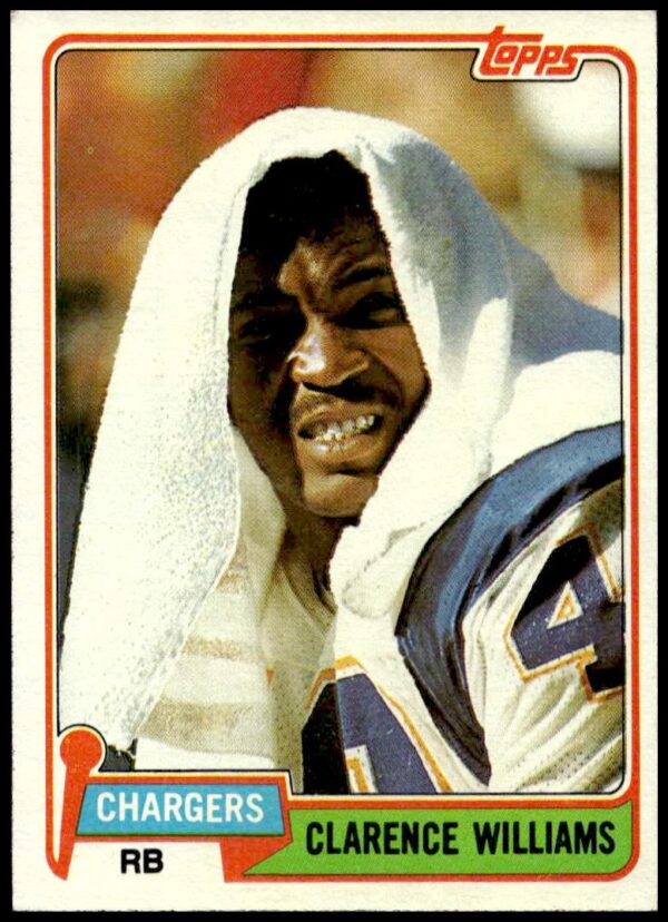 1981 Topps Clarence Williams #509 (Front)