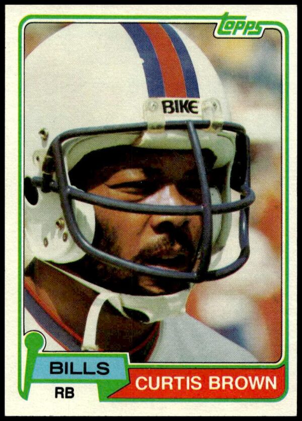 1981 Topps Curtis Brown #133 (Front)