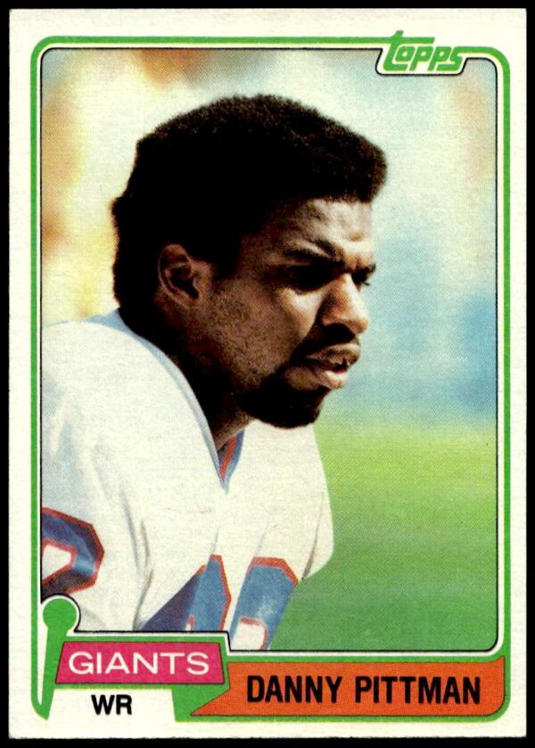 1981 Topps Danny Pittman #206 (Front)