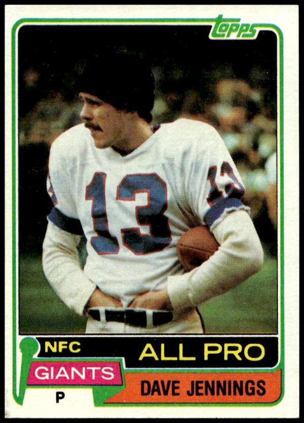 1981 Topps Dave Jennings #110 (Front)