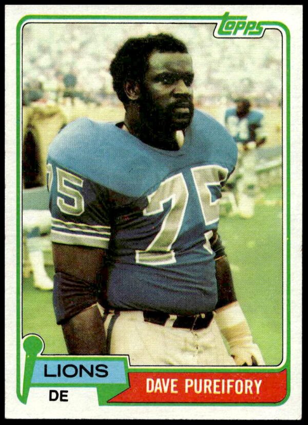 1981 Topps Dave Pureifory #296 (Front)