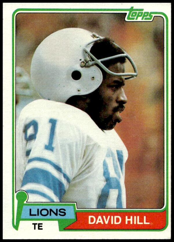 1981 Topps David Hill #485 (Front)