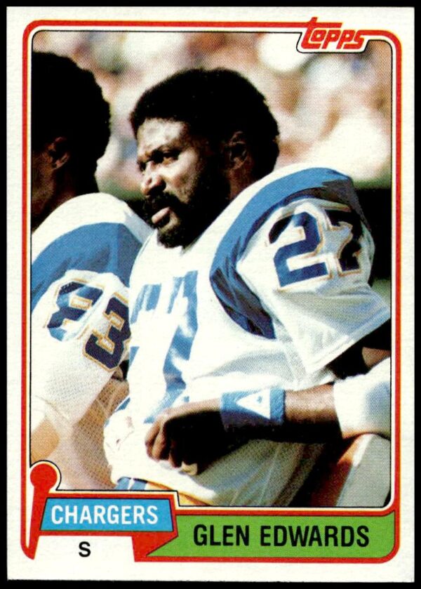 1981 Topps Glen Edwards #418 (Front)