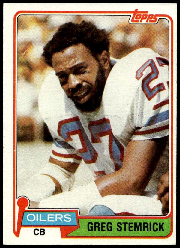 1981 Topps Greg Stemrick #123 (Front)