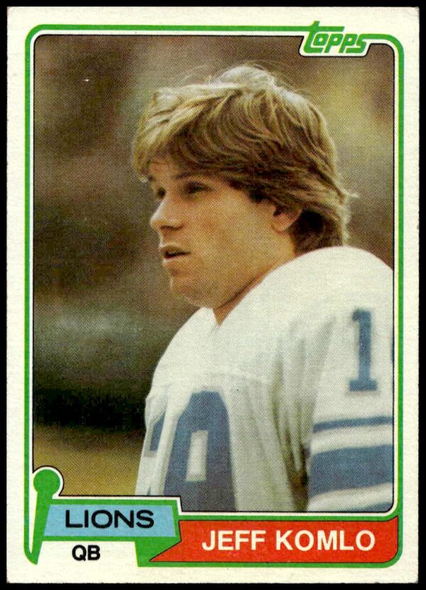 1981 Topps Jeff Komlo #511 (Front)