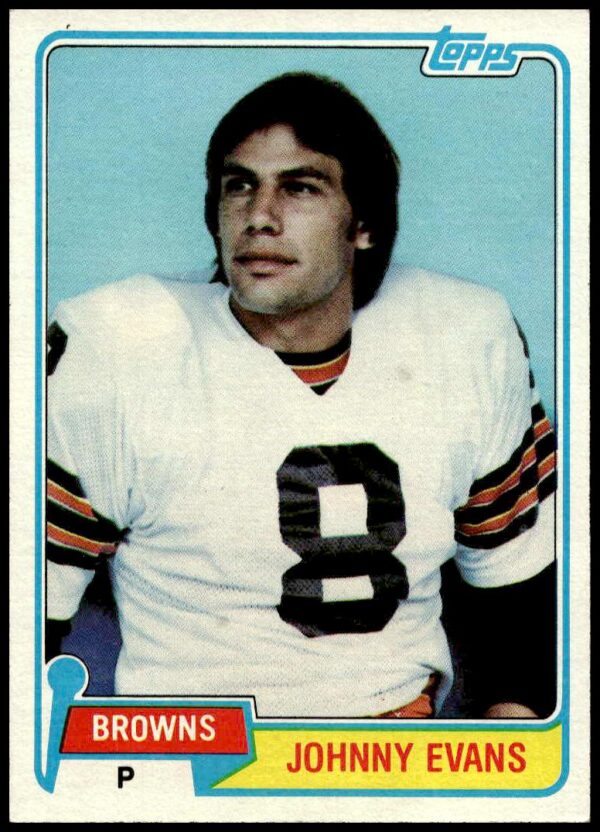 1981 Topps Johnny Evans #129 (Front)
