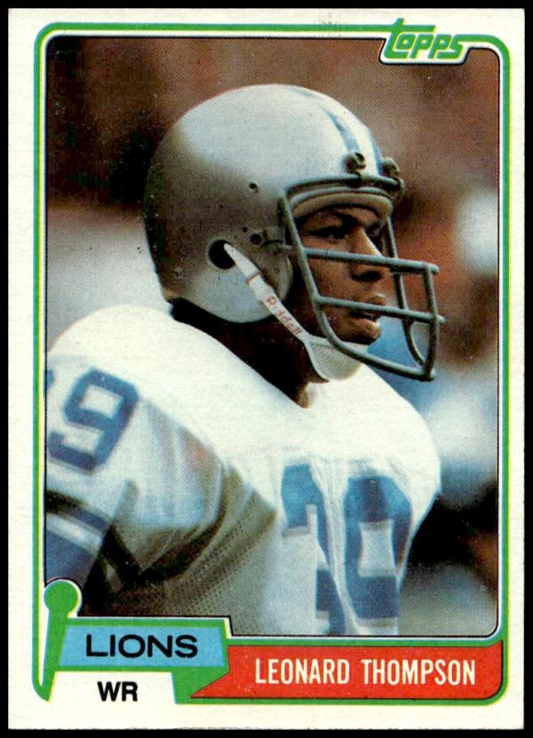 1981 Topps Leonard Thompson #386 (Front)