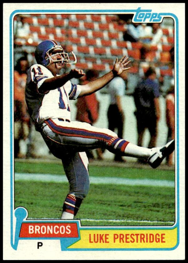 1981 Topps Luke Prestridge #164 (Front)