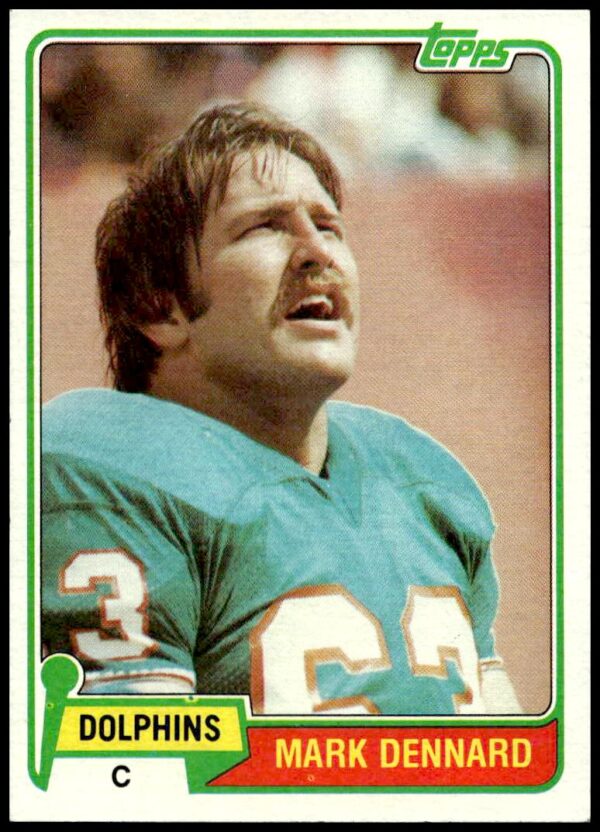 1981 Topps Mark Dennard #209 (Front)