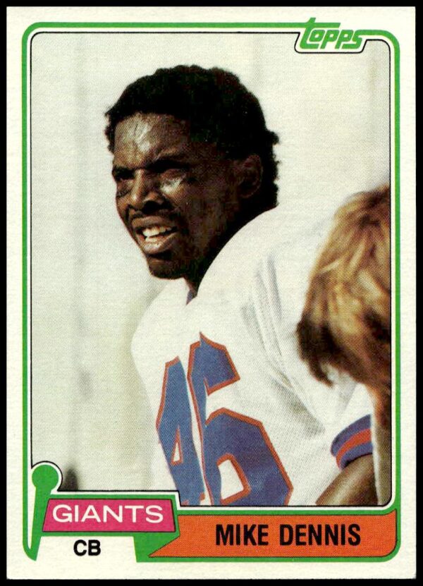 1981 Topps Mike Dennis #156 (Front)