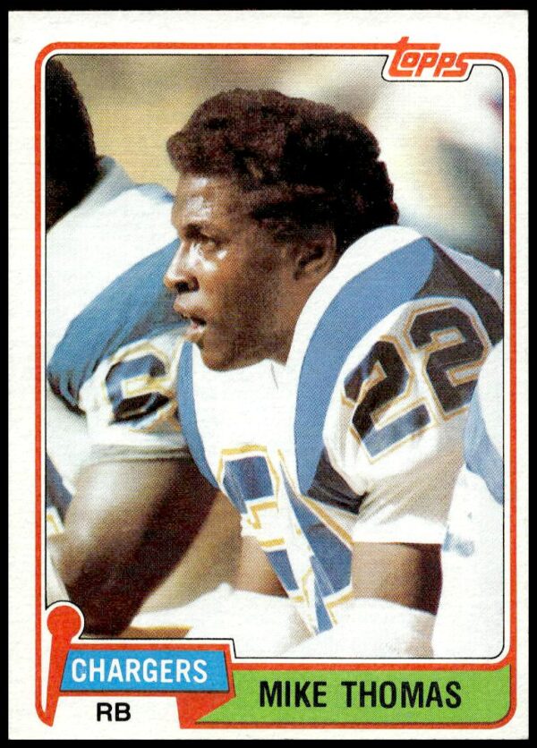 1981 Topps Mike Thomas #172 (Front)