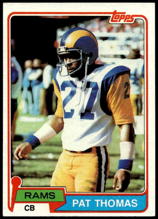 1981 Topps Pat Thomas #423 (Front)