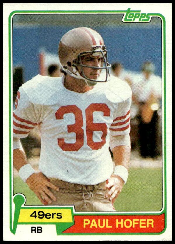 1981 Topps Paul Hofer #302 (Front)