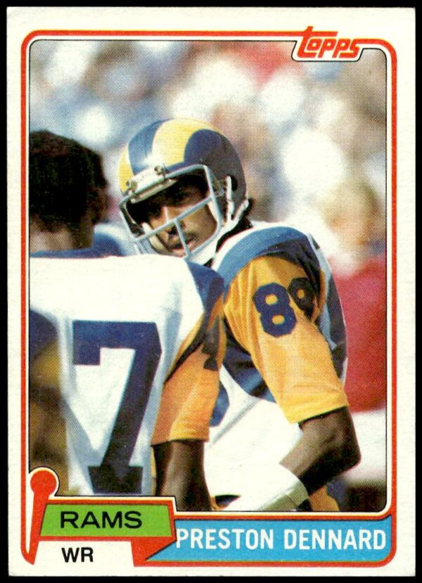 1981 Topps Preston Dennard #489 (Front)