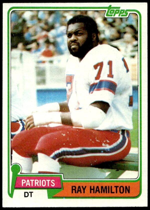 1981 Topps Ray Hamilton #396 (Front)