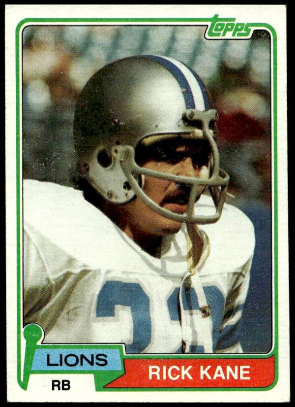 1981 Topps Rick Kane #66 (Front)