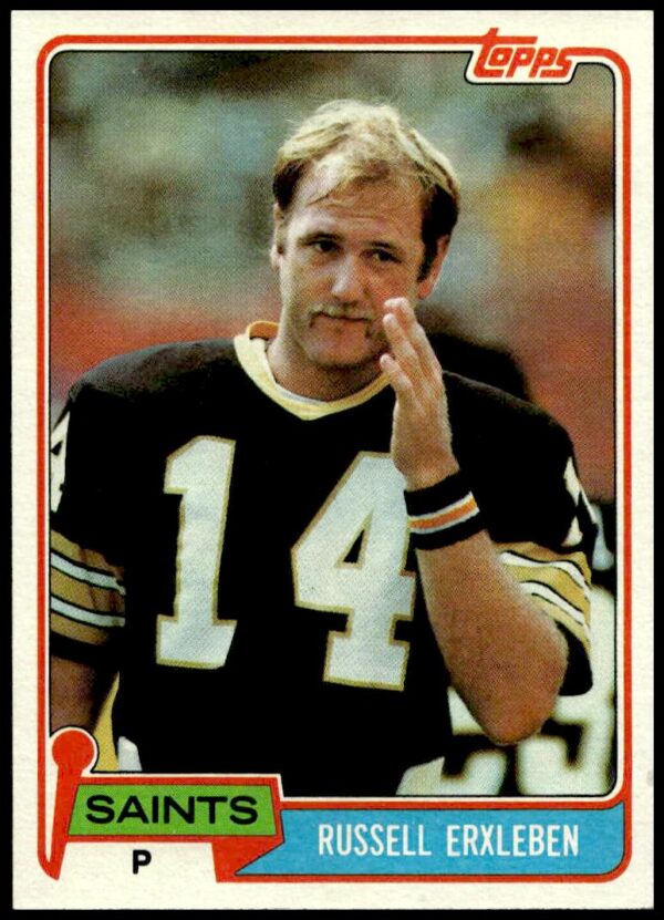 1981 Topps Russell Erxleben #184 (Front)
