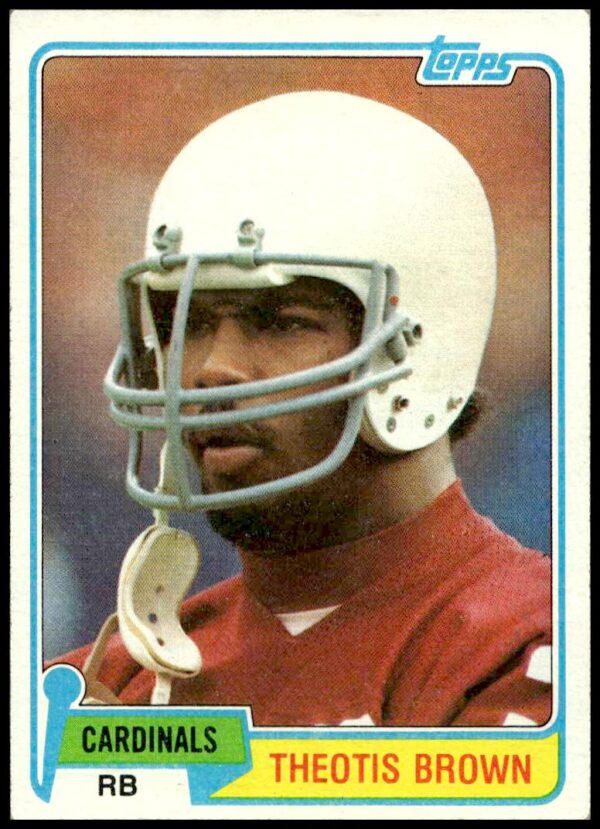 1981 Topps Theotis Brown #502 (Front)