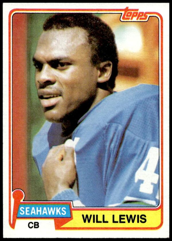 1981 Topps Will Lewis #437 (Front)