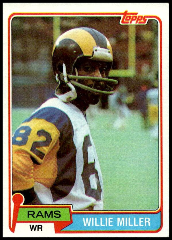 1981 Topps Willie Miller #24 (Front)